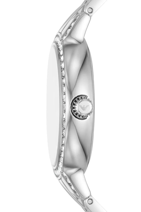 Годинник Emporio Armani Cleo колір срібний фото 2