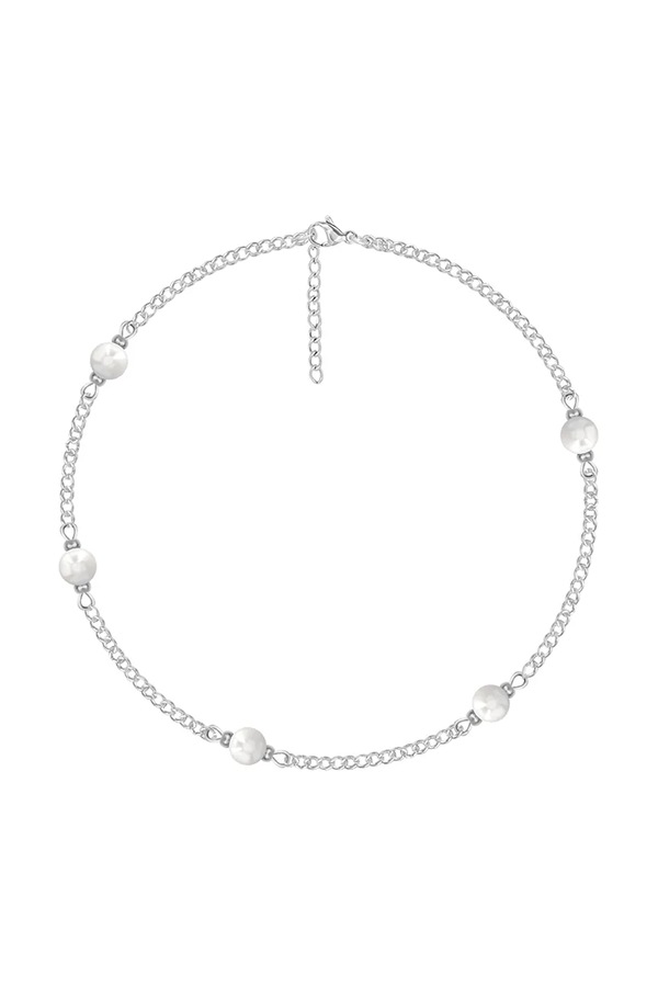 Посріблений браслет Lilou Pearls