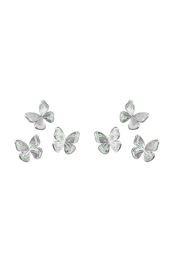 Посеребренные серьги Lilou Papillon фото 2