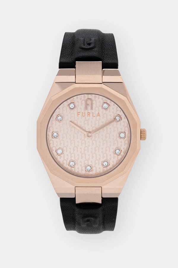Годинник Furla колір чорний