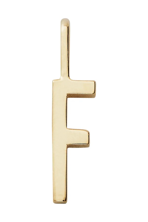Кулон зі срібла з позолотою Design Letters колір золотий