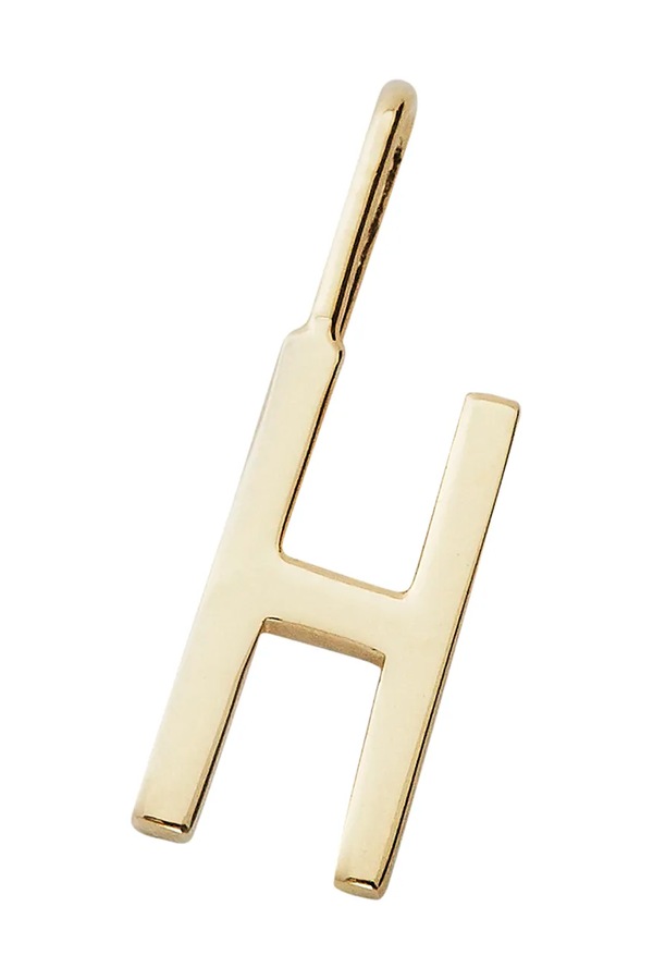 Кулон зі срібла з позолотою Design Letters колір золотий