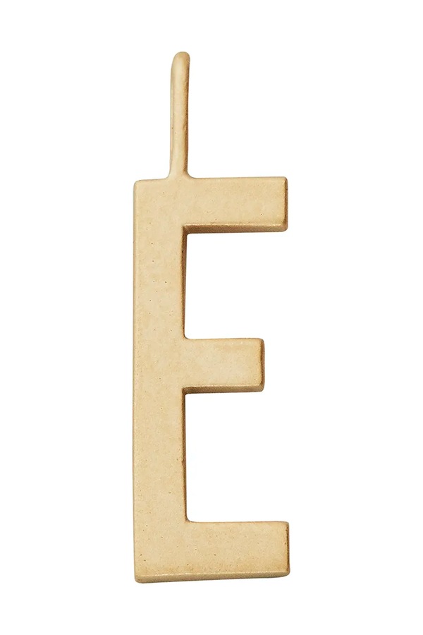 Кулон зі срібла з позолотою Design Letters колір золотий фото 2