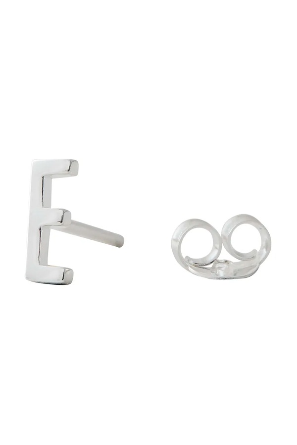 Серебряная серьга Design Letters