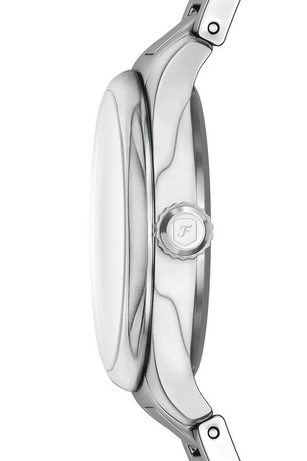 Годинник Fossil колір срібний фото 2