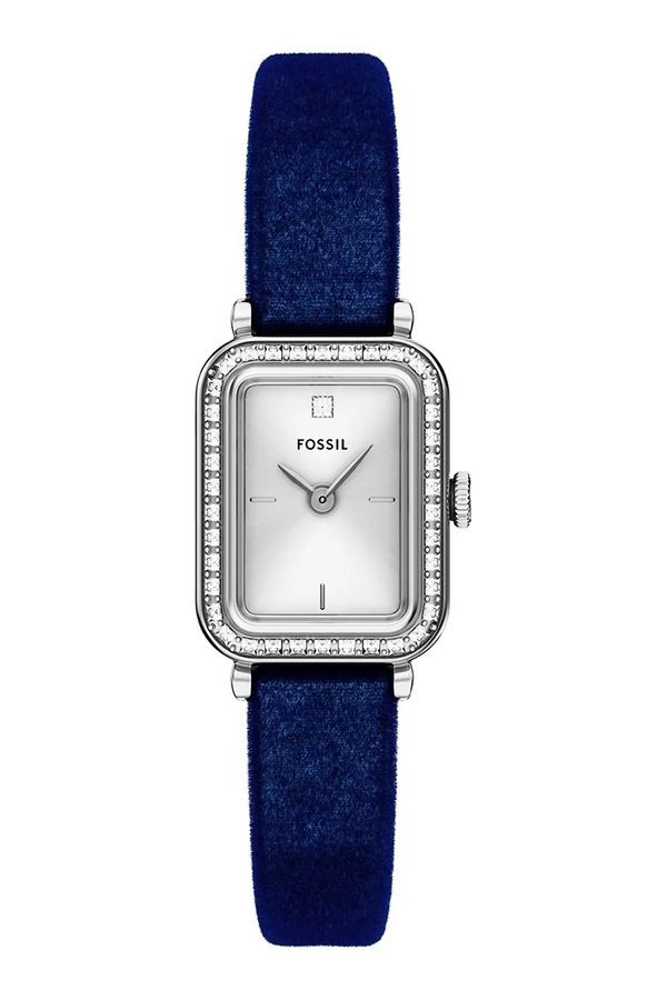 Годинник Fossil колір срібний