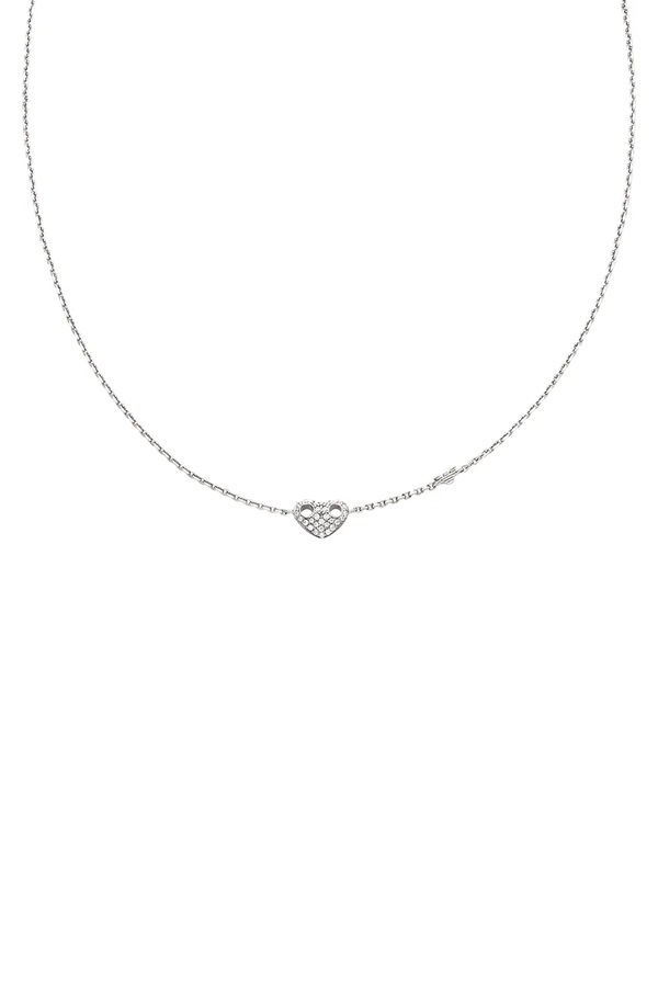 Намисто жіноче з срібла цирконієм Emporio Armani Sentimental