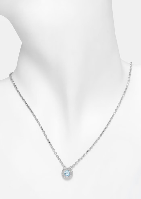 Ожерелье женское из нержавеющей стали Trussardi T-LOGO цвет серебряный фото 2