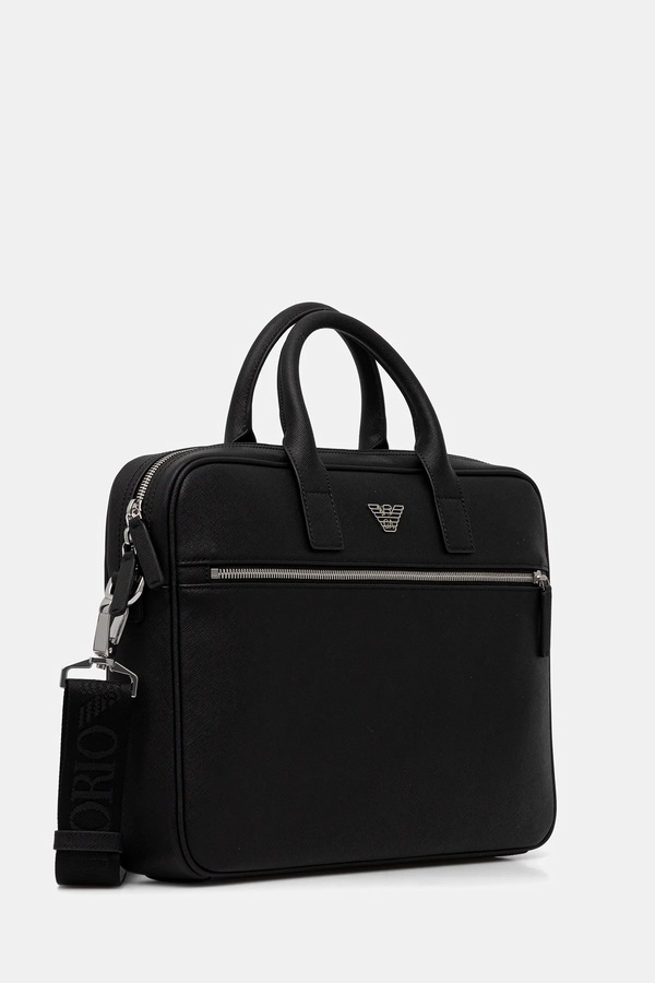 Сумка Emporio Armani 37 x 26 x 6,5 cm колір чорний