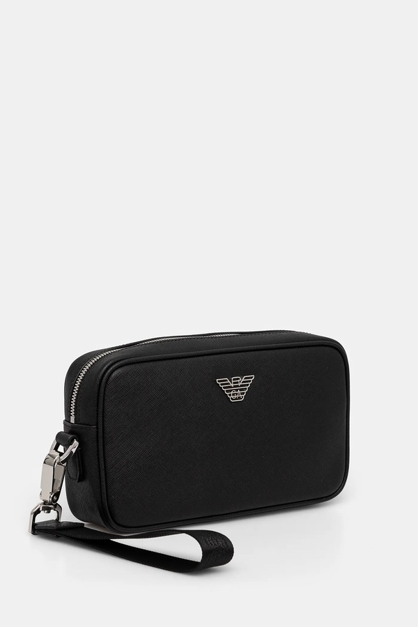 Косметичка Emporio Armani колір чорний фото 2