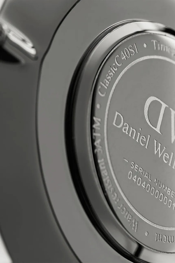 Годинник Daniel Wellington Classic Black Durham 36 колір коричневий фото 3