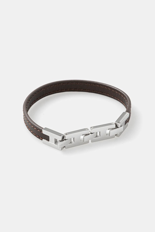 Шкіряний браслет Trussardi T-LEATHER