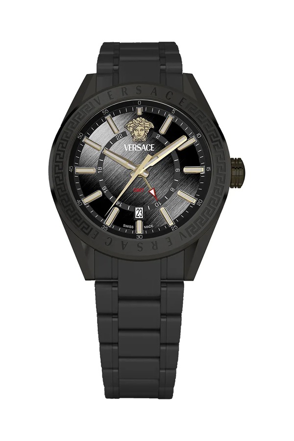 Годинник Versace колір чорний