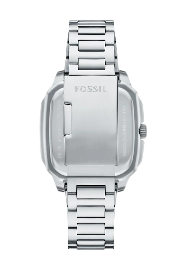 Годинник Fossil колір срібний фото 2
