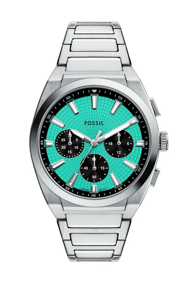Годинник Fossil колір срібний