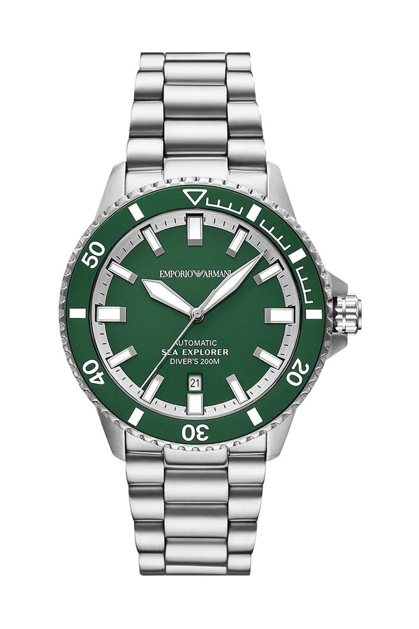 Годинник Emporio Armani колір срібний
