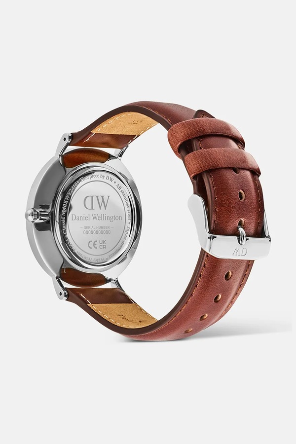 Годинник Daniel Wellington колір срібний фото 4