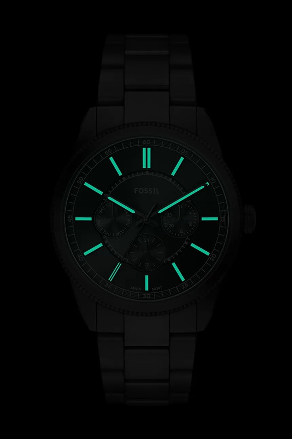 Годинник Fossil колір срібний фото 4
