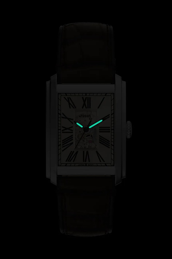 Годинник Fossil колір срібний фото 4