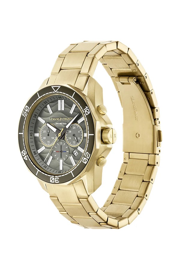 Годинник Armani Exchange колір золотий фото 2