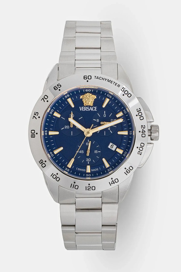 Годинник Versace колір срібний