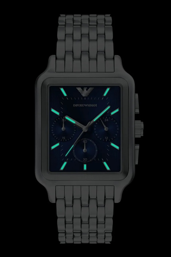 Годинник чоловічий Emporio Armani Diego колір срібний фото 4