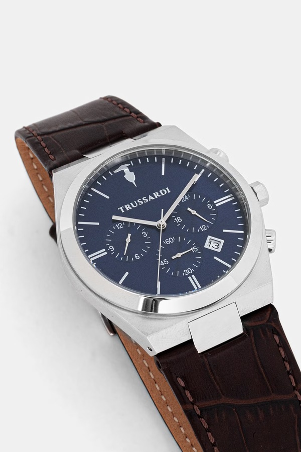 Годинник чоловічий Trussardi T-MILANO колір коричневий