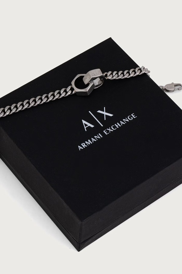 Браслет чоловічий з нержавіючої сталі Armani Exchange Classic фото 3