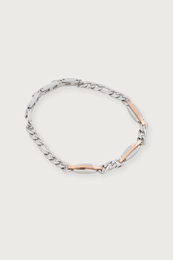 Браслет чоловічий Trussardi колір срібний фото 4