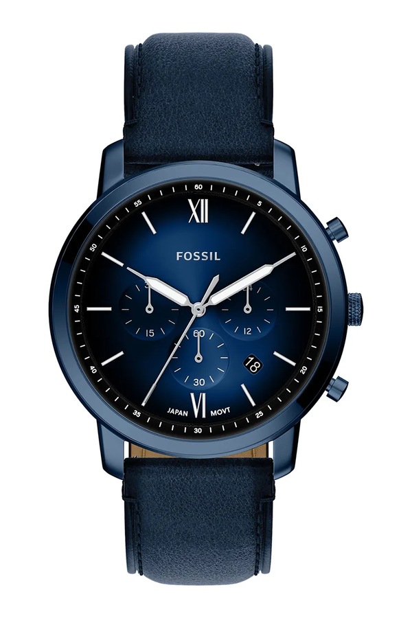 Годинник чоловічий Fossil Neutra колір темно-синій