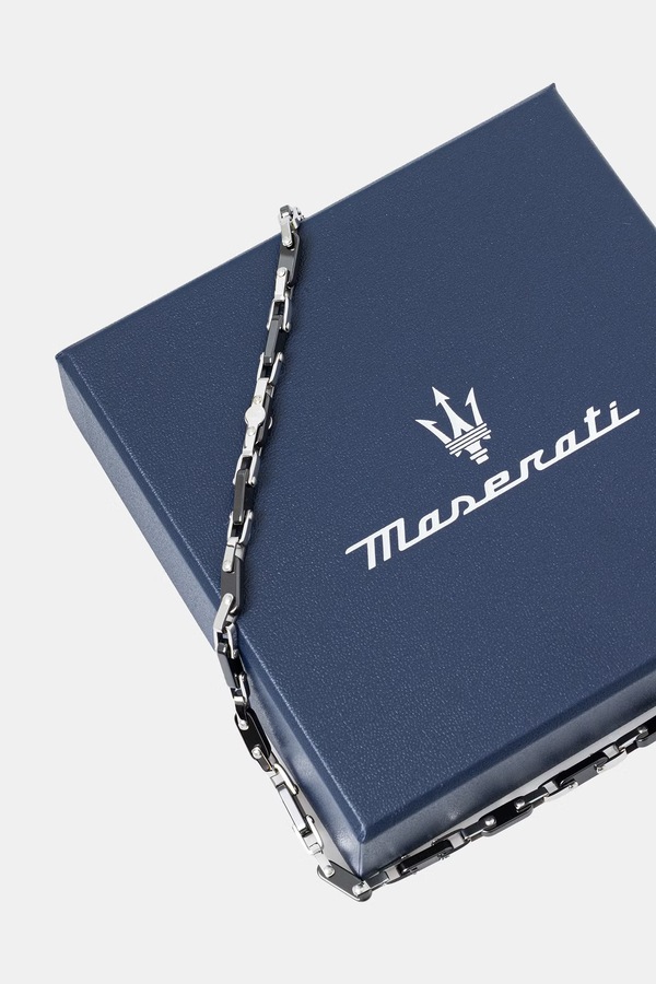 Браслет чоловічий з нержавіючої сталі MASERATI CERAMIC фото 2