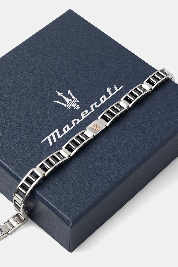 Браслет чоловічий з нержавіючої сталі MASERATI CERAMIC фото 2