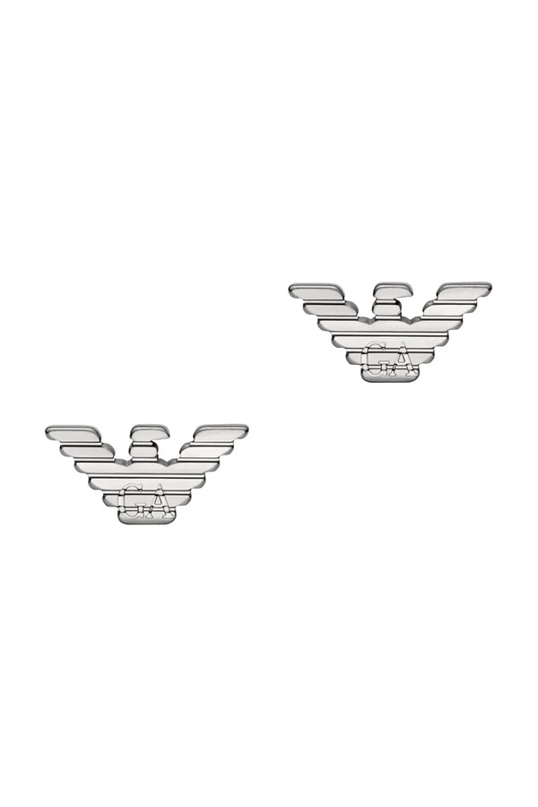 Серьги мужские из нержавеющей стали Emporio Armani Eagle Logo