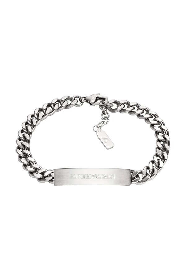 Браслет чоловічий нержавіючий сталевий Emporio Armani Eagle Logo