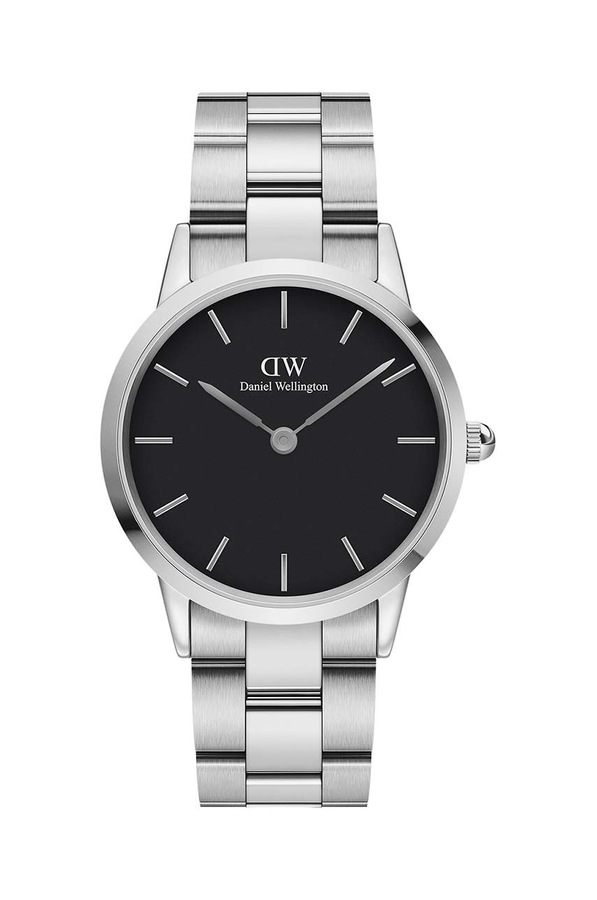Годинник Daniel Wellington Iconic Link 36 колір срібний