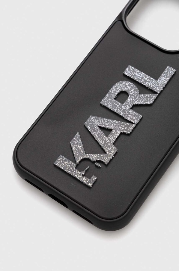 Чохол на телефон Karl Lagerfeld iPhone 15 Pro 6.1 колір чорний