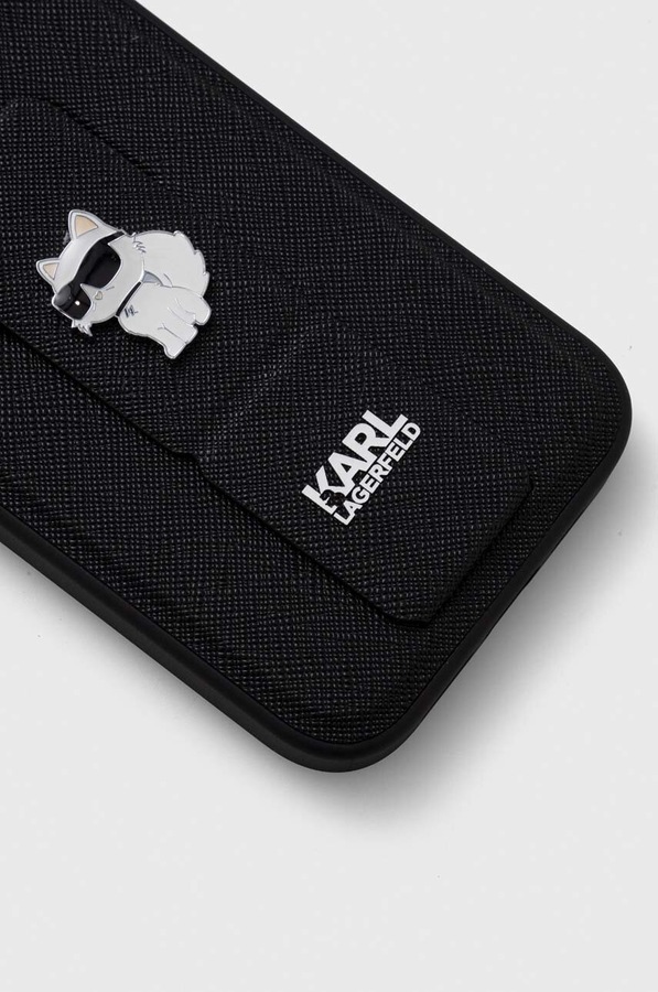 Чохол на телефон Karl Lagerfeld iPhone 15 Pro 6.1'' колір чорний