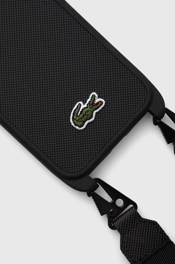 Чохол на телефон Lacoste iPhone 15 / 14 / 13 6.1" колір чорний фото 2