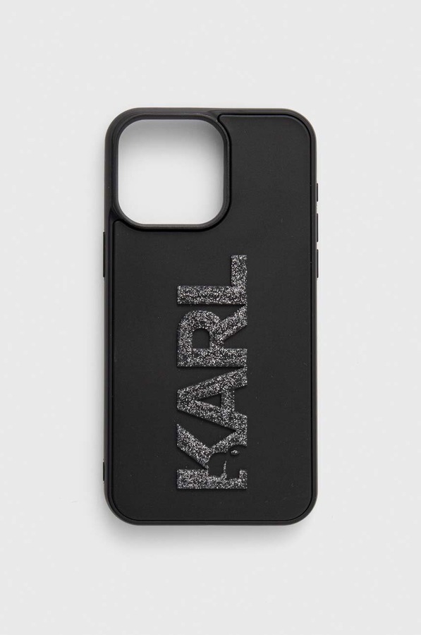 Чохол на телефон Karl Lagerfeld iPhone 15 Pro Max 6.7" колір чорний