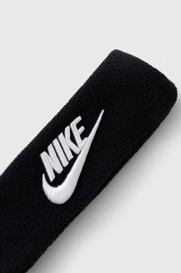 Пов'язка на голову Nike колір чорний фото 3