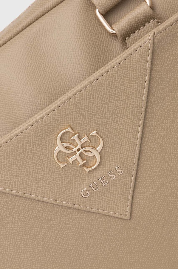 Сумка для ноутбука Guess колір бежевий фото 3