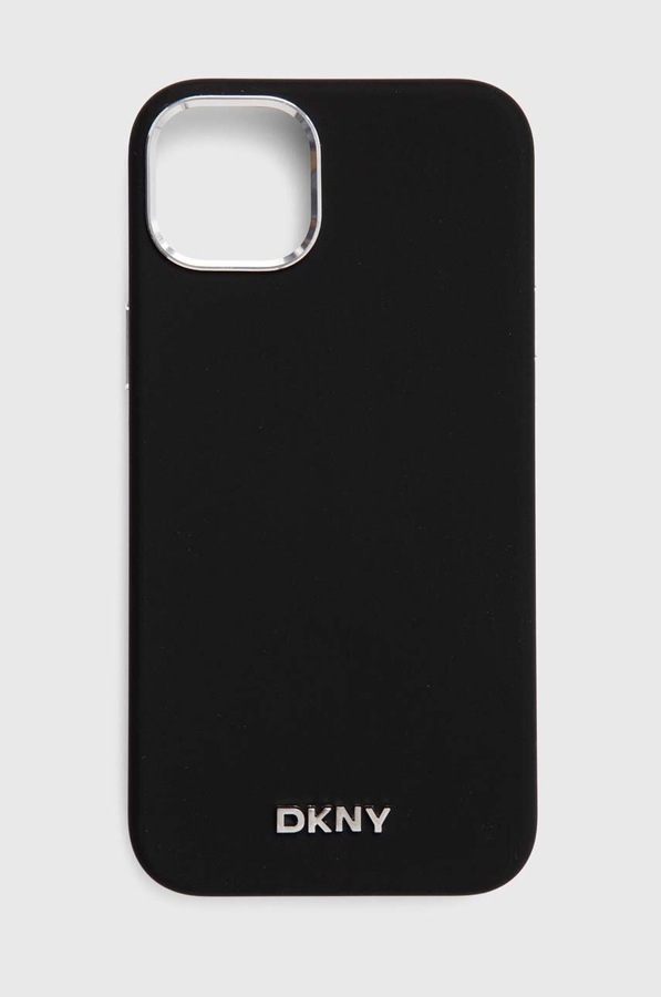 Чохол на телефон DKNY iPhone 15 Plus / 14 Plus колір чорний