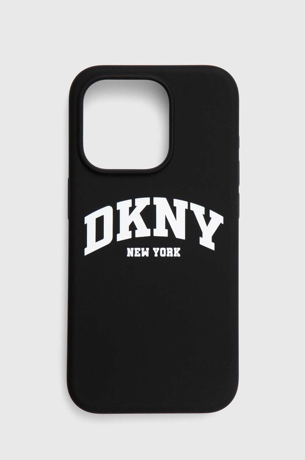 Чохол на телефон DKNY iPhone 15 Pro колір чорний