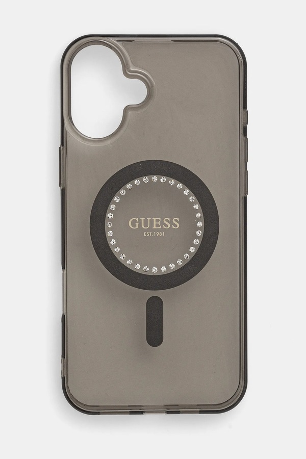 Чохол на телефон Guess iPhone 16 Plus 6.7 колір чорний