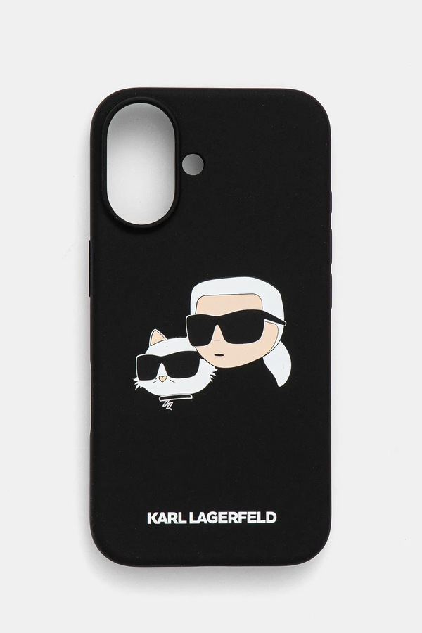 Чохол на телефон Karl Lagerfeld iPhone 16 6.1 колір чорний фото 2