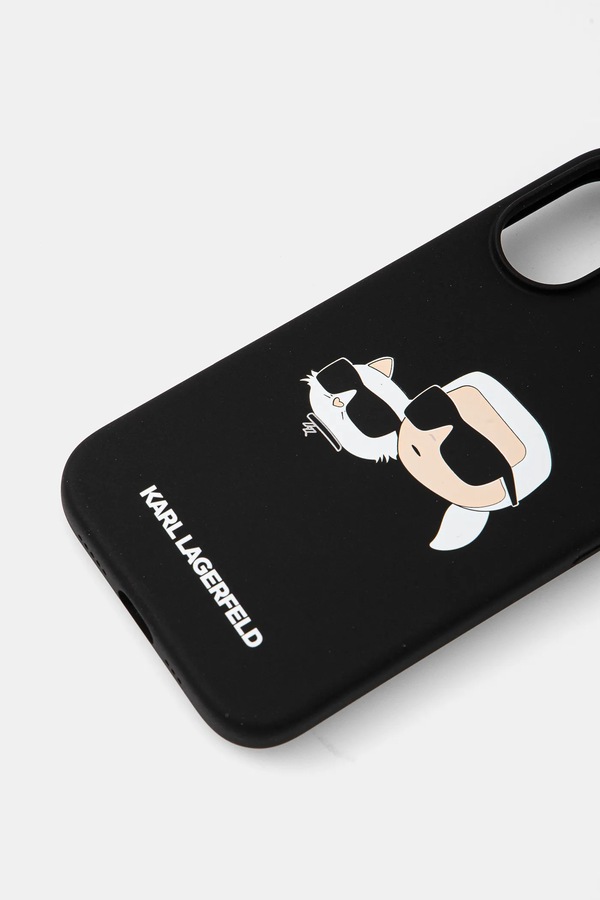 Чохол на телефон Karl Lagerfeld iPhone 16 6.1 колір чорний
