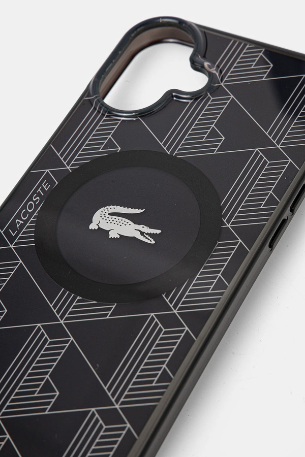 Чохол на телефон Lacoste iPhone 16 Plus 6.7 колір чорний