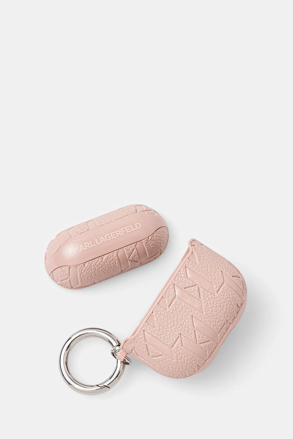 Чохол для airpods Karl Lagerfeld 4 колір рожевий фото 2
