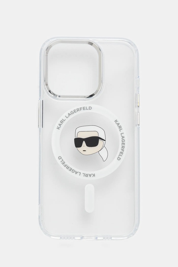 Чохол на телефон Karl Lagerfeld iPhone 15 Pro колір білий фото 2