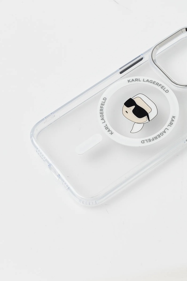 Чохол на телефон Karl Lagerfeld iPhone 15 Pro колір білий